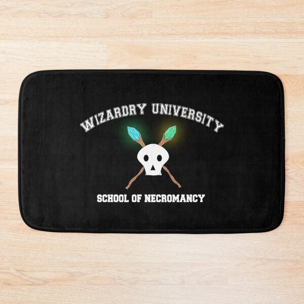 Item preview, Wizardry University - School of Necromancy white for black/dark background designed and sold by Deromilly.