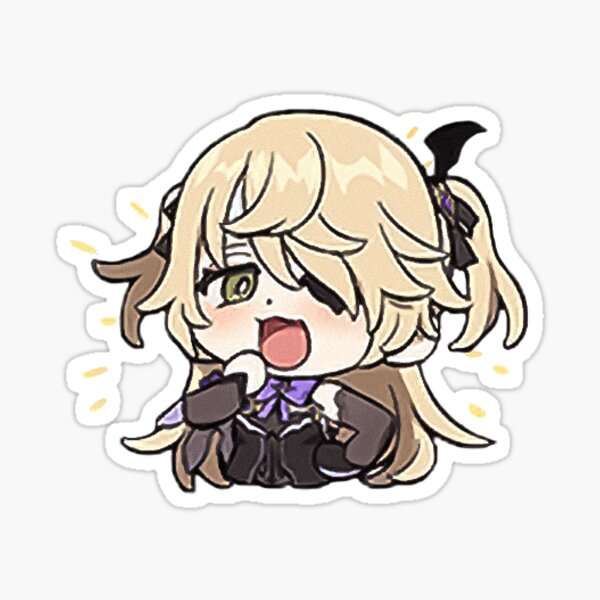 Fischl | Genshin Impact Sticker "Hahaha" Sticker