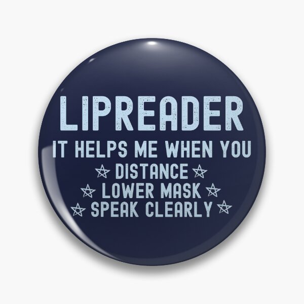 Item preview, Lipread - Lipreading - Lip Read - Lip Reading - Lipreader - Lip Reader Facemask - Masks For Lip Reading designed and sold by WonderWear.