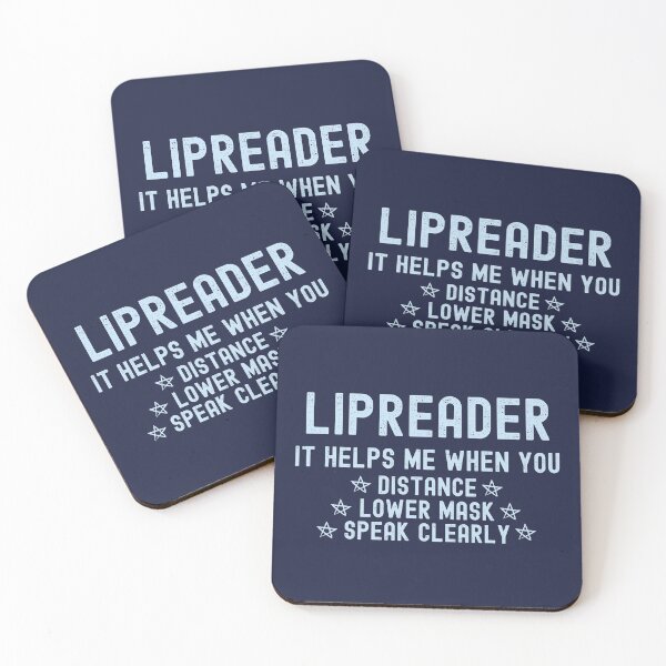 Item preview, Lipread - Lipreading - Lip Read - Lip Reading - Lipreader - Lip Reader Facemask - Masks For Lip Reading designed and sold by WonderWear.