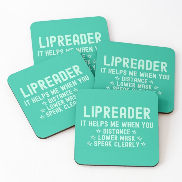 Item preview, Lipread - Lipreading - Lip Read - Lip Reading - Lipreader - Lip Reader Facemask - Masks For Lip Reading designed and sold by WonderWear.