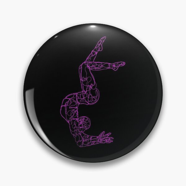 Item preview, Contour Line Yoga-Crown Chakra Handstand pose designed and sold by FranksArtWorld.