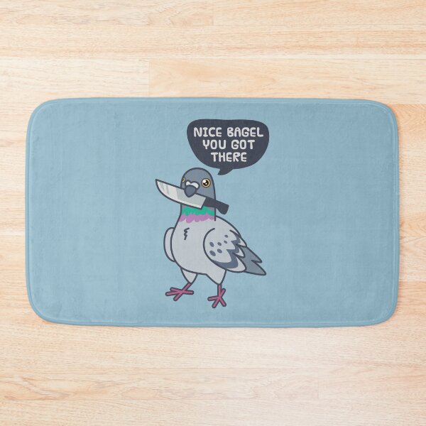 Item preview, Cute Pigeon With A Knife designed and sold by ElectricFangs.