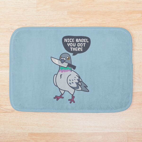 Item preview, Cute Pigeon With A Knife designed and sold by ElectricFangs.