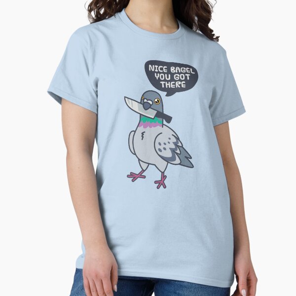 Item preview, Cute Pigeon With A Knife designed and sold by ElectricFangs.