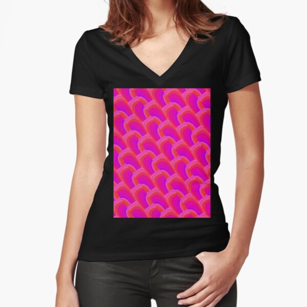 Fitted V-Neck T-Shirt