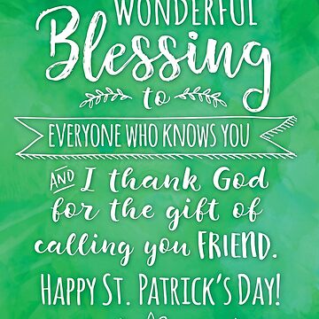 A Cardinals Blessing And Holliday Greeting For St. Patrick's Day