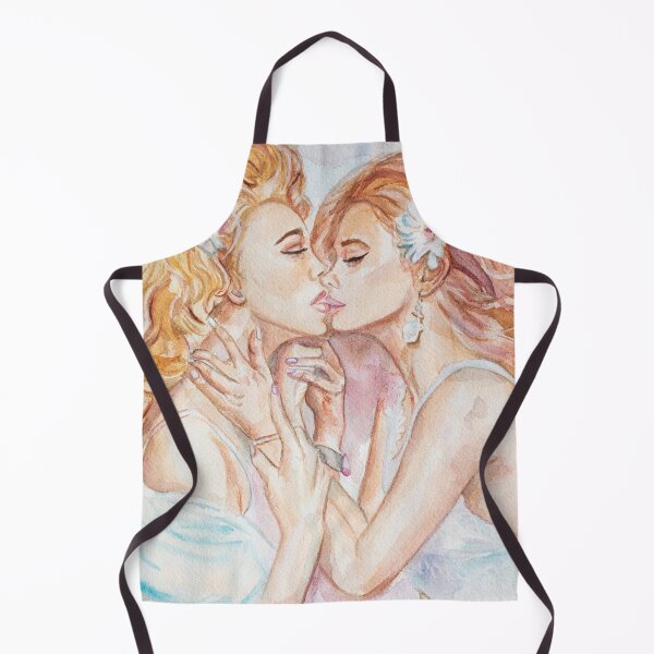 Item preview, Women Watercolor Print, Kissing Female Figures, Watercolor Painting, Sensual Women Art, Kissing Wall Art designed and sold by jasonsauve.