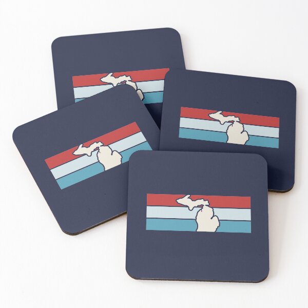Item preview, Michigan Retro Stripes designed and sold by screaminggoat.