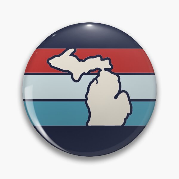 Item preview, Michigan Retro Stripes designed and sold by screaminggoat.