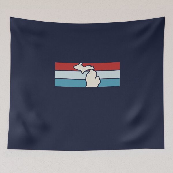 Item preview, Michigan Retro Stripes designed and sold by screaminggoat.