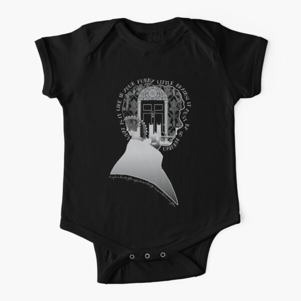 What is it Like in Your Funny Little Brains? Short Sleeve Baby One-Piece