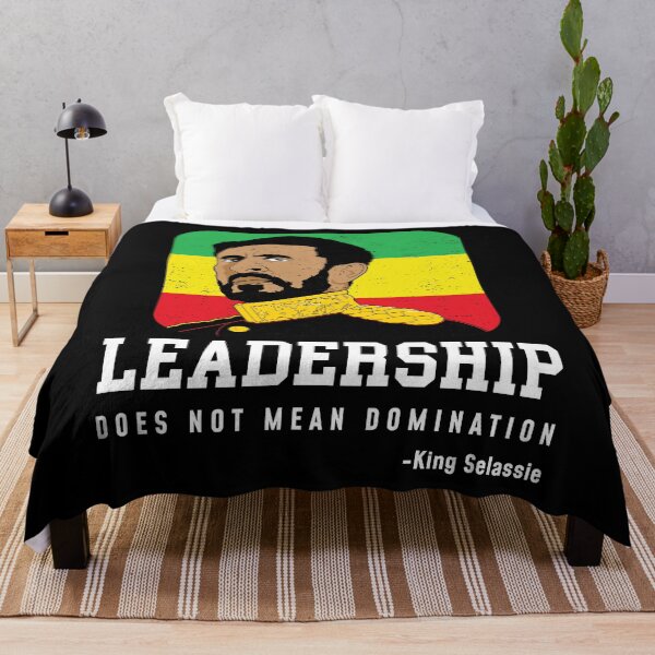 Item preview, Leadership Rastafari Quote King Haile Selassie I product designed and sold by jakehughes2015.