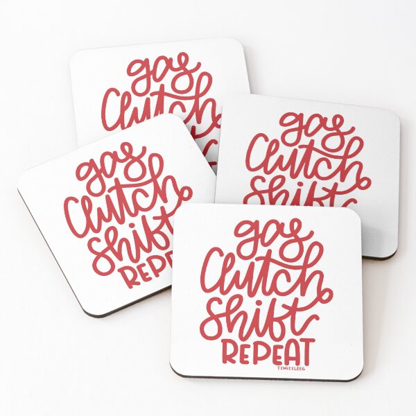 Item preview, Gas Clutch Shift Repeat (Hand Lettered) 2 - Red designed and sold by TswizzleEG.