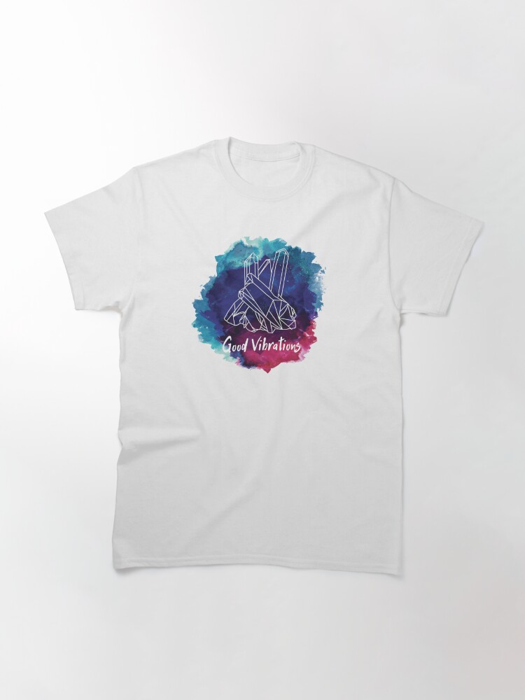 Thumbnail 3 of 7, Classic T-Shirt, Good Vibrations designed and sold by KatySouders.