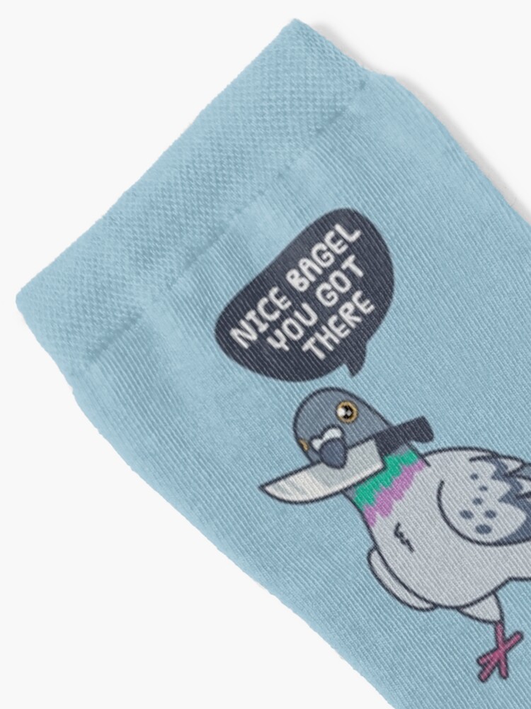 Thumbnail 2 of 5, Socks, Cute Pigeon With A Knife designed and sold by ElectricFangs.
