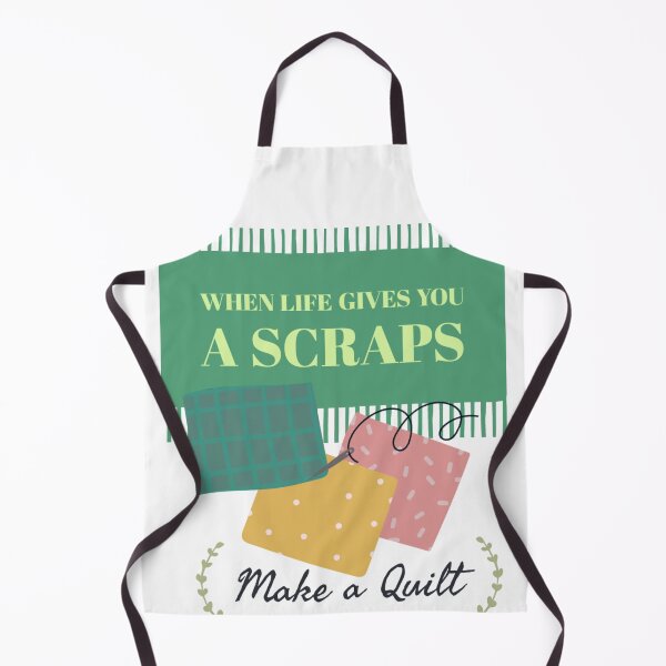 Item preview, When life gives you a scrap make a quilt sticker designed and sold by Saratahirb.