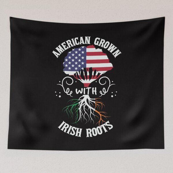 Item preview, American Grown With Irish Roots St Patricks Day designed and sold by sasigifts.