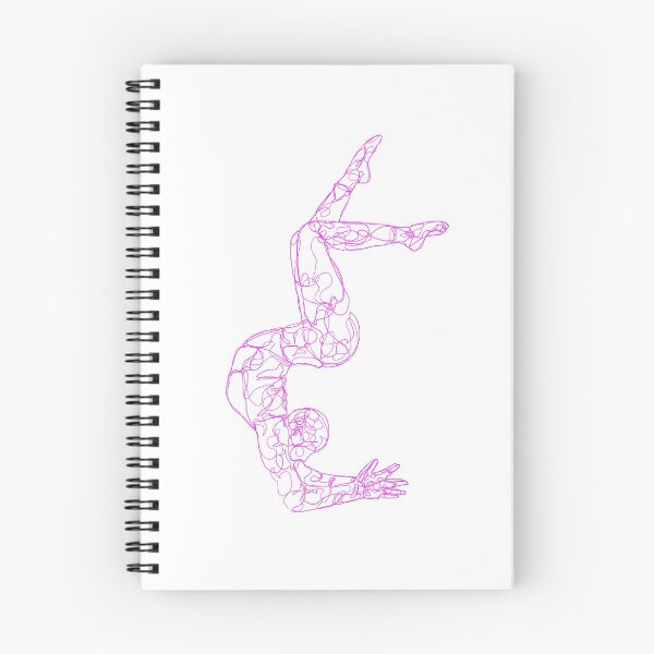 Item preview, Copy of Contour Line Yoga-Crown Chakra Handstand pose designed and sold by FranksArtWorld.