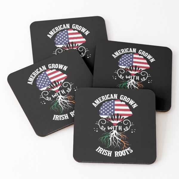 Item preview, American Grown With Irish Roots St Patricks Day designed and sold by sasigifts.