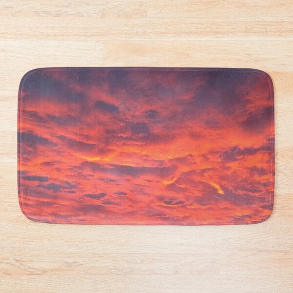 Item preview, Colorful Orangey Pink Pastel Sunrise illuminating the Clouds in the Morning Sky designed and sold by PrettyLittlePic.