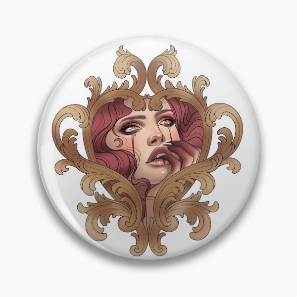Item preview, Baroque Framed Lady designed and sold by NelliNouveau.