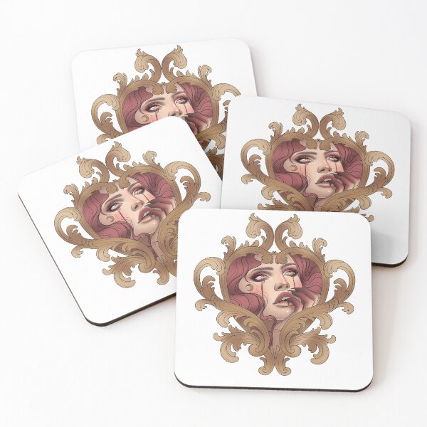 Item preview, Baroque Framed Lady designed and sold by NelliNouveau.