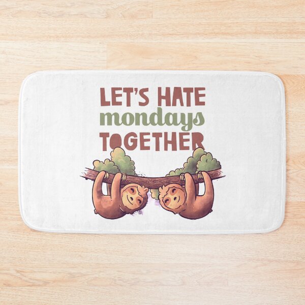 Item preview, Let's Hate Mondays Together Cute Lover Lazy Gift designed and sold by EduEly.