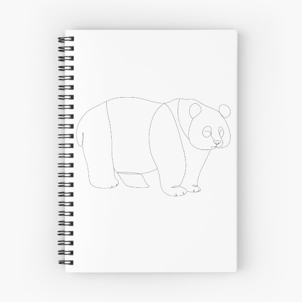 Item preview, Panda . Single Line Drawing designed and sold by primapixie.