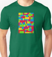 Coloured Bricks Unisex T-Shirt