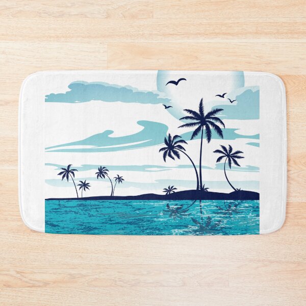 Item preview, Blue skies and tropical palm trees designed and sold by azomiross.