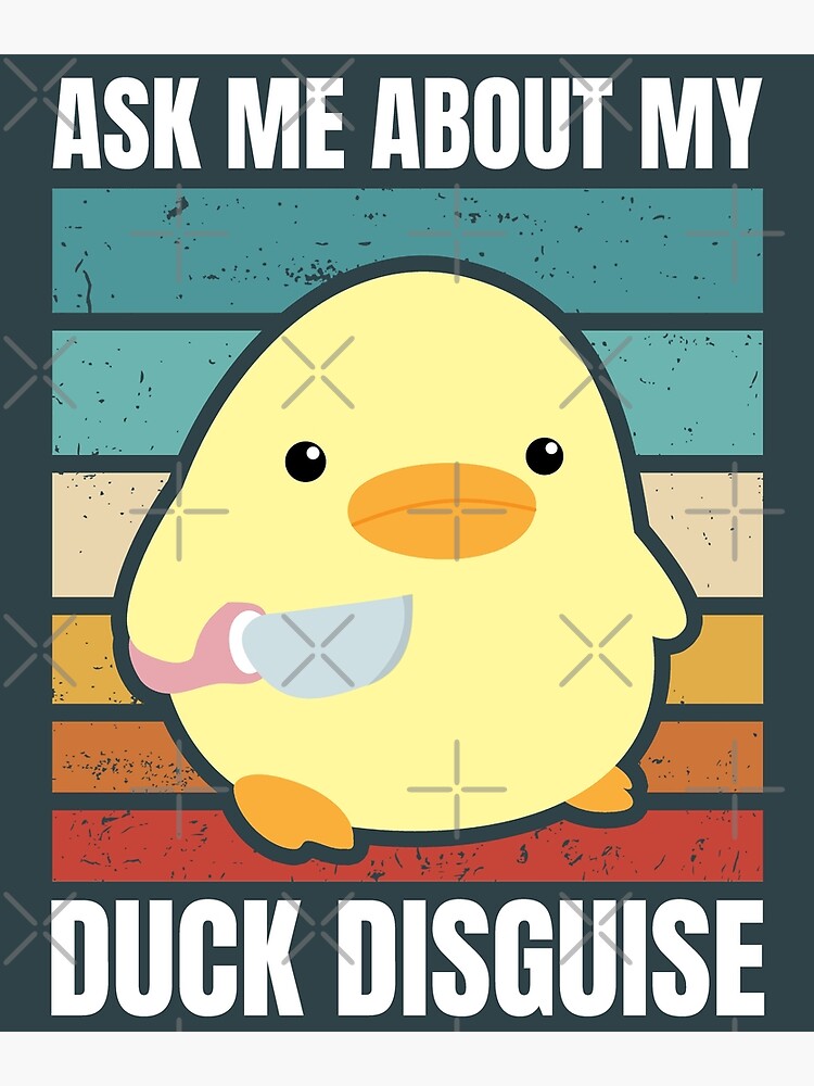 plush duck with knife meme