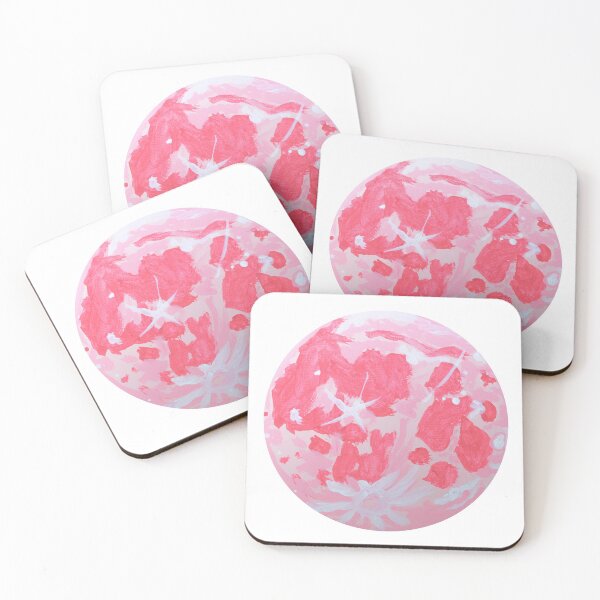 Item preview, Pink Moon Painting  designed and sold by SwagartArt.