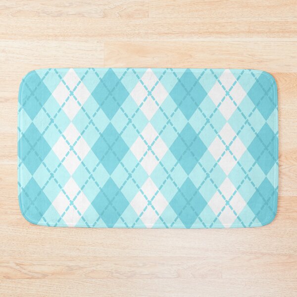 Item preview, Ocean Turquoise Blue Argyle designed and sold by Sharon Schwalbe.