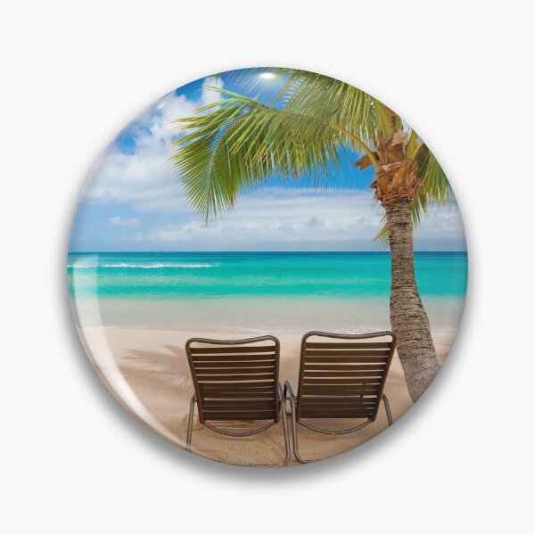 Details about Tropical Beach Vacation Ocean View Pinback Button Pin Details about Tropical Beach Vacation Ocean View Pinback Button Pin