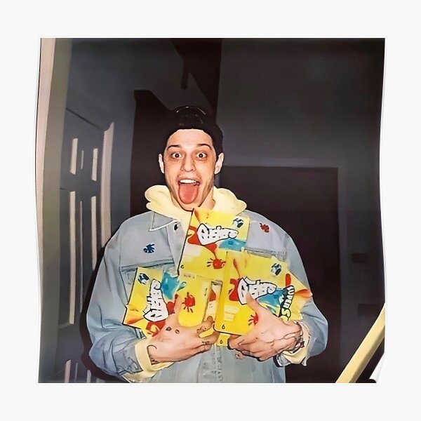 Pete Davidson Holding Gushers Packages Poster