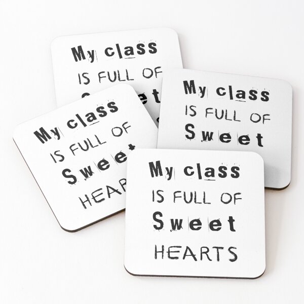 Item preview, My class is full of sweet hearts designed and sold by Achily.