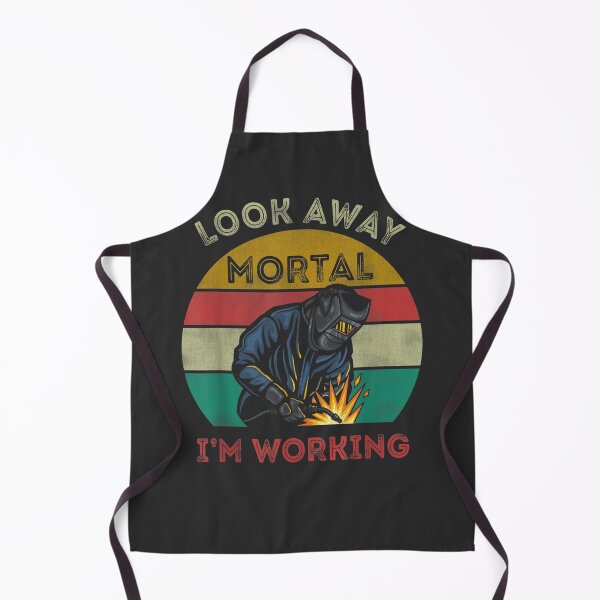Item preview, Welder Gifts Look Away Mortal I'm Working Funny Welding designed and sold by SusanGrz.