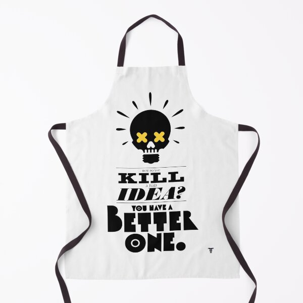 Item preview, XX - "How do you kill a bad idea? You have a better one" (Black) designed and sold by Rian Hughes.
