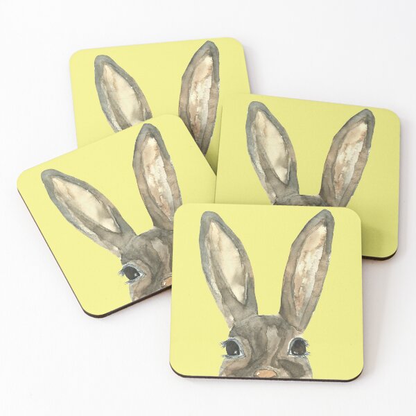 Item preview, Cute Brown Rabbit - Watercolor Painting designed and sold by WatercolorStore.