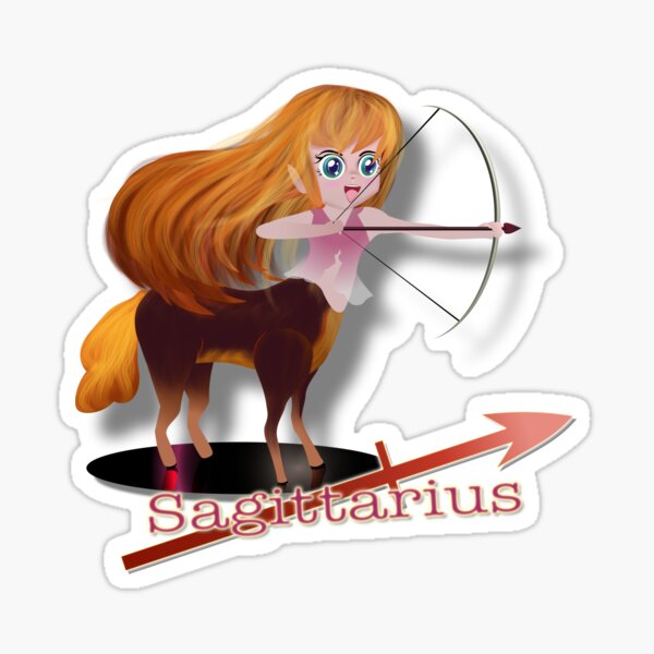 Fancy Sagittarius Sticker