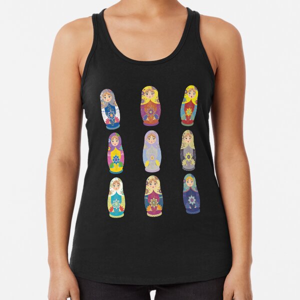 Matreshka / Matroshka / Матрешка / Matryoshka Racerback Tank Top