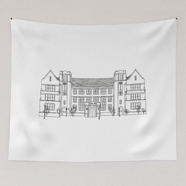 Item preview, Fulton Hall Sketch designed and sold by esw22.