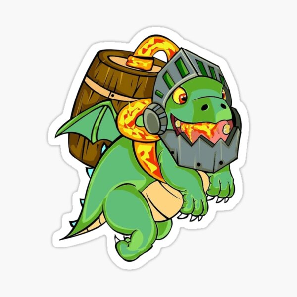 Inferno dragon Sticker