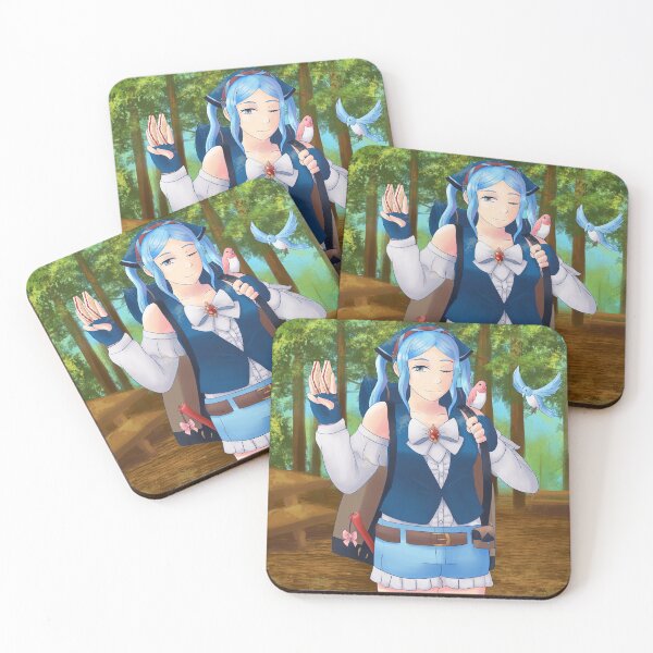 Item preview, Picnic Lass with Birds designed and sold by drawlynn.