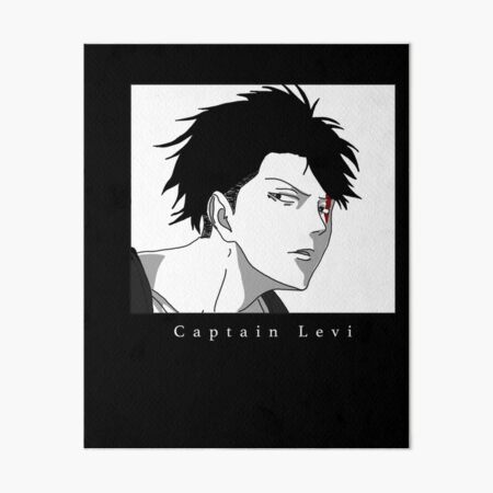 Levi Ackerman Black Wall Art Redbubble