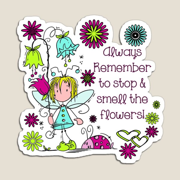 Item preview, Garden Fairy Stop and Smell the Flowers designed and sold by peacockcards.