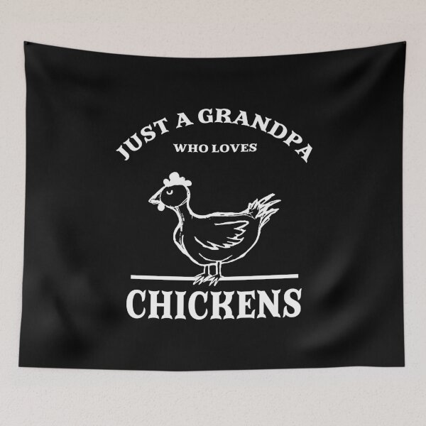 Item preview, Just a grandpa who loves chickens dark designed and sold by Between Clouds.
