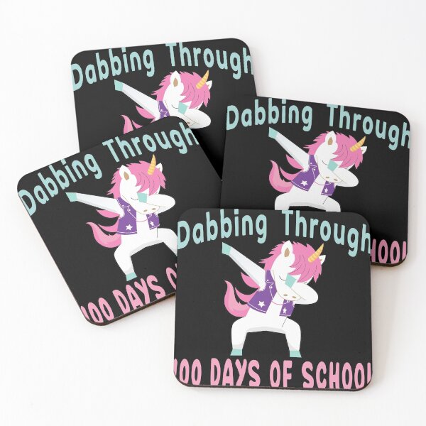 Item preview, Dabbing Unicorn 100 Days of School Student Kids. designed and sold by MAXXEXCHANGE.