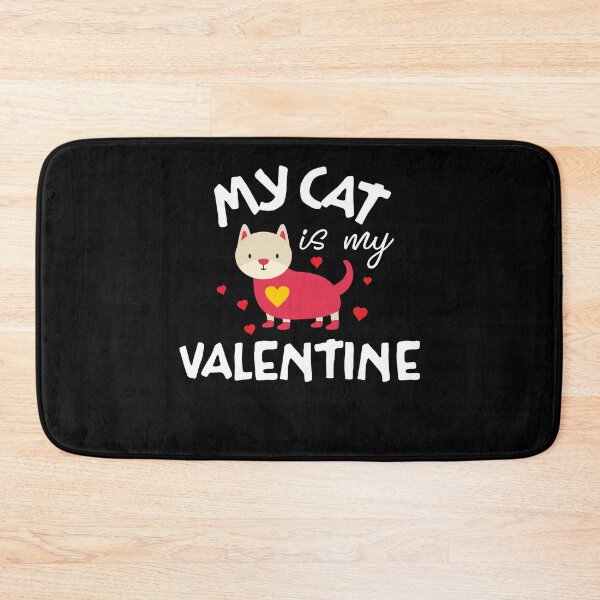 Item preview, My Cat Is My Valentine designed and sold by cool-merch.